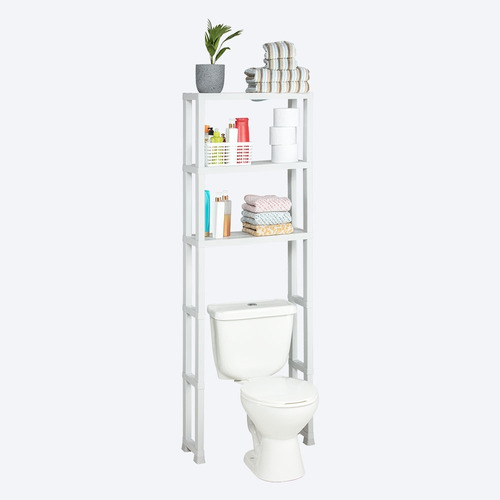 Mueble Organizador Estante De Baño Sobre Inodoro 3 Niveles