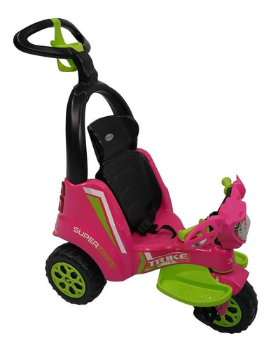 Imagen 5 de 8 de Triciclo multifuncional Prinsel Super Trike rosa