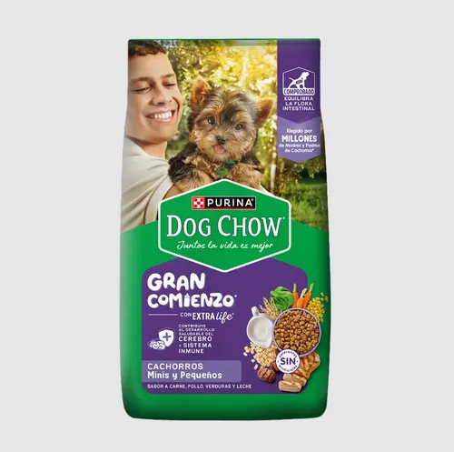 Dog Chow Cachorros Gran Comienzo Minis Y Pequeños X 3 Kg