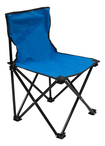 Silla Plegable Compacta Playa Camping Jardin Portatil Negro