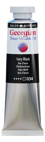 Daler-rowney Pintura Al Oleo Mezclable Agua Georgian Black 