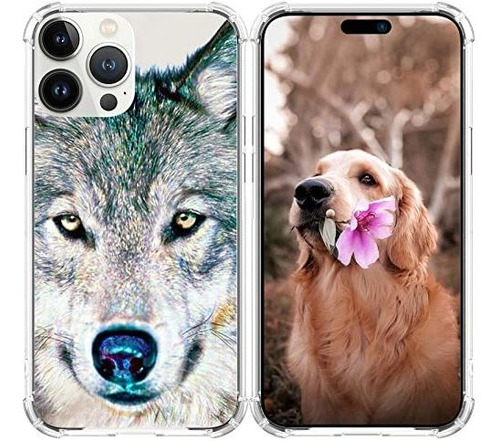 Para iPhone 14 Plus Case Wolf Tema - Funda Ccfuncase Wjn59