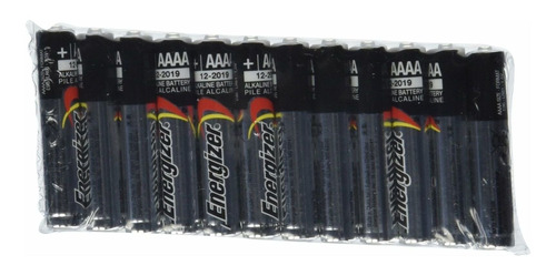 Set De 12 Baterías Alcalinas Aaaa Energizer E96