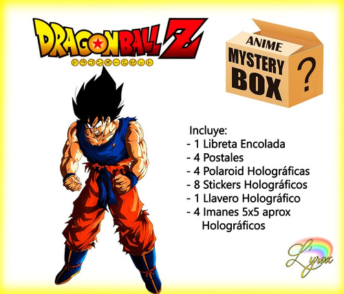 Dragon Ball Z Caja Misteriosa Mystery Box Exclusiva Goku