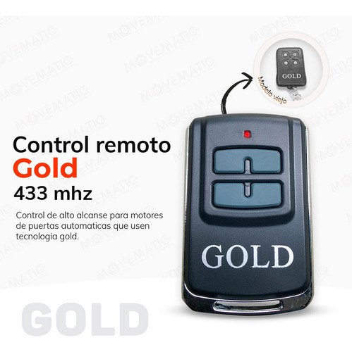 Control Remoto Gold 4ch, Motor Porton Electrico