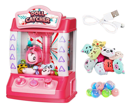 Arcade Candy Capsule Claw Game Premios Rosa 10 Muñecas