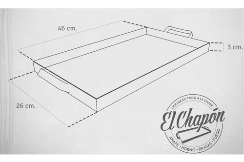 Imagen 3 de 7 de Plancha Bifera El Chapón 2 Hornallas Por Dos Unidades Oferta