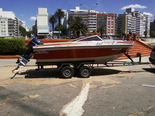 Lancha Bermuda Lacruz Con Evinrude 235 Hp Impecable
