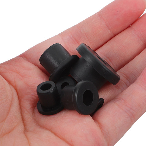 100 Unidades De Plugues De Silicone Perfurados Em Forma De T