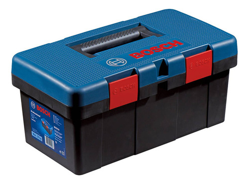 Caja de herramientas Bosch 1 600 A01 2XJ de plástico 19.5cm x 42.7cm x 23.2cm negra y azul