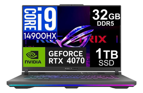 Notebook Asus Rog Strix 16 240hz I9 14900hx 1tb/32rtx 4070