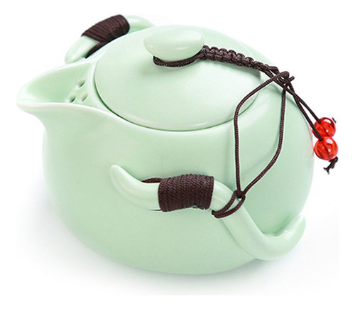Juego De Té Verde Portátil De Viaje, Porcelana, Artículos De