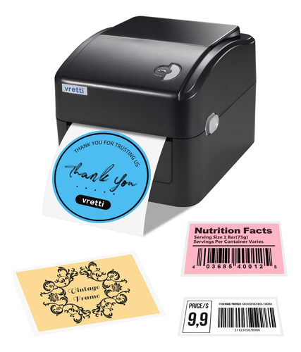 Vretti Impresora De Etiquetas, Impresora Termica De Etiqueta