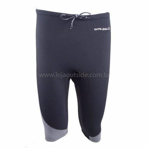 Bermuda Neoprene Mormaii Extraline 1,5mm - Cinza Pp