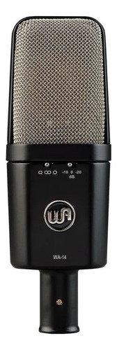 Warm Audio Wa-14 Micrófono De Condensador De Diafragma Negro