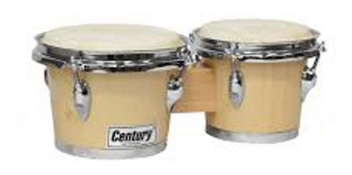 Bongo Century Cnbg009 7 Y 8 Pulgadas Natural Aro Cromado