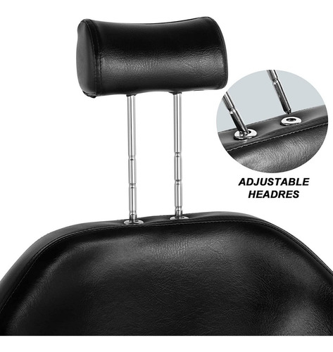 Imagen 8 de 8 de Silla Para Peluqueria / Estilistas / Ajustable / Reclinable
