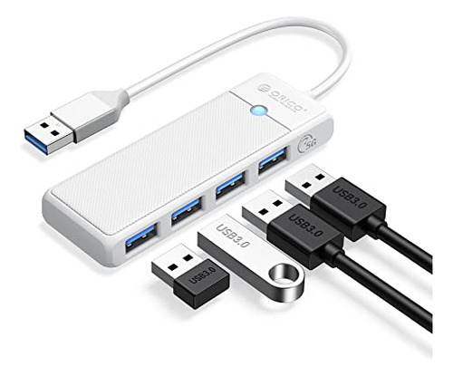 Usb 3.0 Hub, Orico 4-port Usb Hub, Ultra Slim Usb Splitter 1