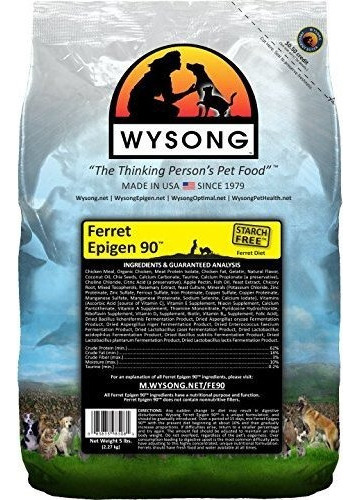 Wysong Ferret Epigen 90 Alimento Seco Del Huron