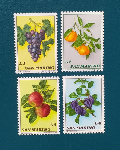 1973. San Marino. Serie Frutas. Mint