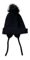 Comprar Gorro Negro Con Pompon De Peluche Zara No Cheeky Mimo