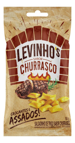 Salgadinho de Trigo Levinho's churrasco 50 g