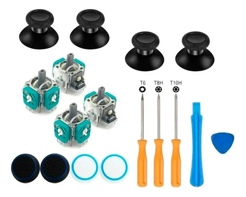 Kit Joystick Remplazo Potenciómetro Desarmador Control 17pcs