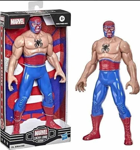 El Aracno Lucha Libre Hasbro Luchador Spiderman Marvel 