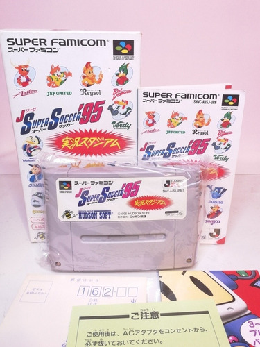[superfamicom]jl Super Soccer 95, Original Completo,japoné