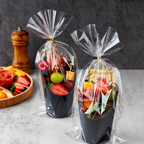 Juego Tazas Para Botanas Individuales Desechables Aperitivos