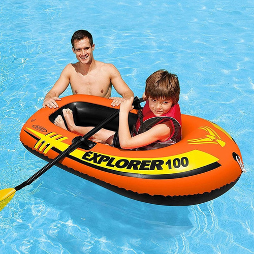 Imagen 3 de 3 de Bote Explorer Inflable 1 Persona Intex