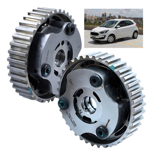 Par Polia Comando Admissão Escape Ford Ka 1.0 3cc 2014/2021