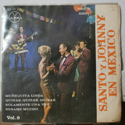 Disco 45 Rpm: Santo Y Johnny- En Mexico Vol 9