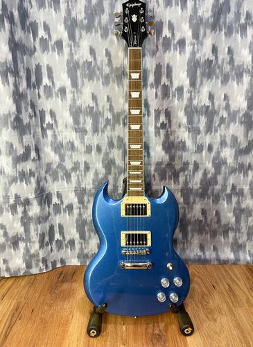 EpiPhone Sg Muse Radio Blue Metallic Como Nueva