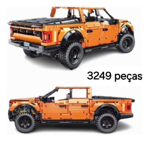 Ford Raptor F-150 Com 3.249 Peças Modelo Grande 56cm - Tgl