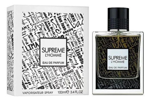 Fragrance World Supreme L'homme Edp 100ml