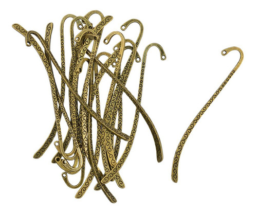 20 Piezas Línea Clásico De Abalorios De Libros Bronce