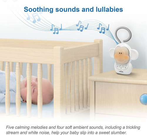 Monitor Vtech Audio Canciones De Cuna Y Lampara Portatil