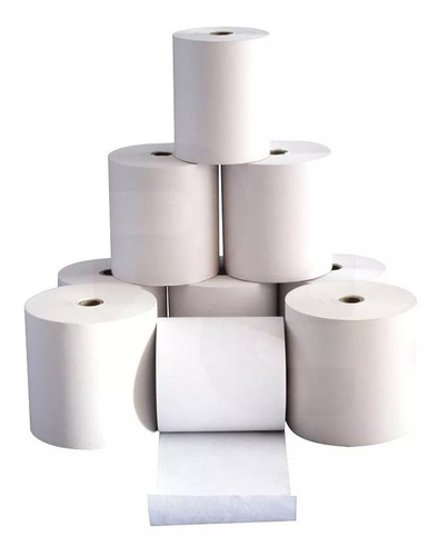 Rollos Papel Térmico 80x80 Impresora Termica Comanda Boleta Color Blanco