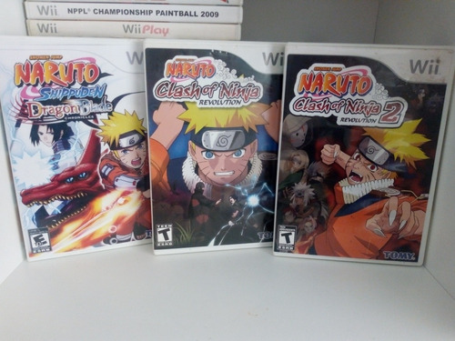 Colección Naruto Shippuden Clash Of Ninja Dragon Blade Wiiu 