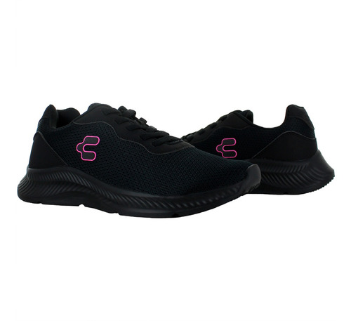 Charly Tenis Correr Atletico Ligero Malla Negro Mujer 83148