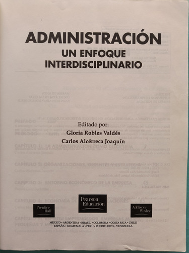 Administración Un Enfoque Interdisciplinario (Usado)