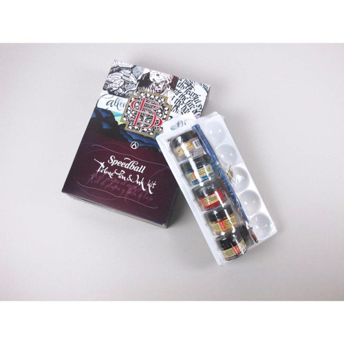 Imagem 2 de 5 de Kit De Caligrafia Luxo - Speedball