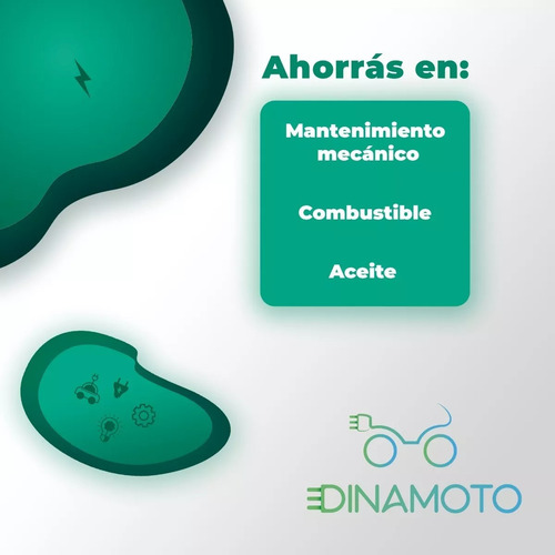 Moto Electrica Modelo Jabalí Nueva Dinamoto Ahorro Litio