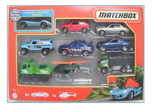 Aston Martin Pack Com 9 Matchbox - Mattel X7111-hfl59