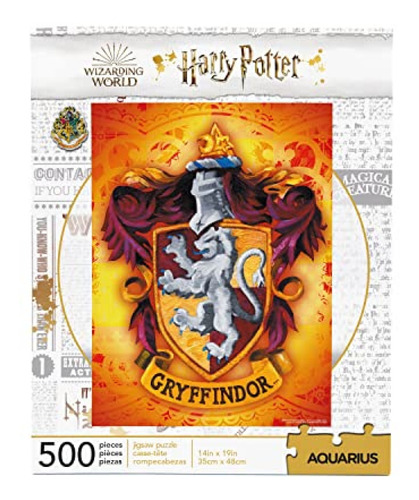 Aquarius Harry Potter Puzzle Gryffindor Crest (rompecabezas