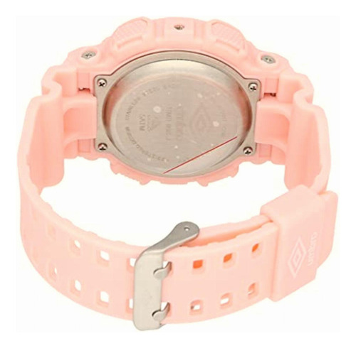 Reloj Pulsera Digital Umbro 431613 Con Correa De Silicona Color Rosa