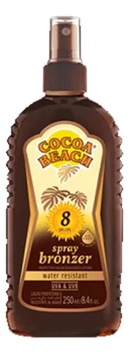 Cocoa Beach Protector Solar Spray Bronzer 8fps 250ml X3u