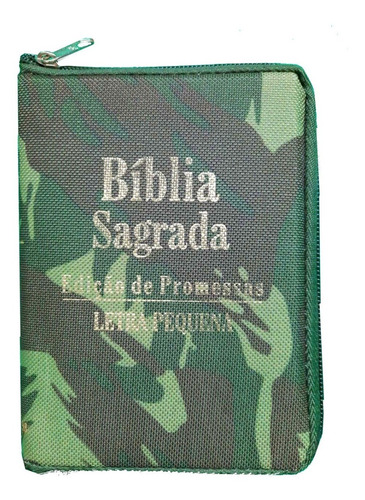 Bíblia Sagrada Infantil Capa Luxo Camuflada Menino