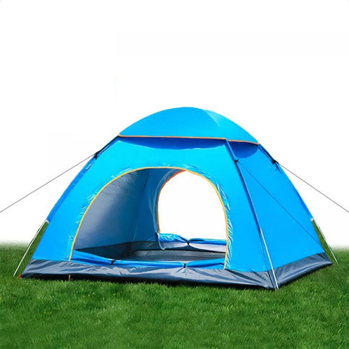 Carpa 4 Personas Dakota Autoarmable Automática 200x200x135cm Color Azul